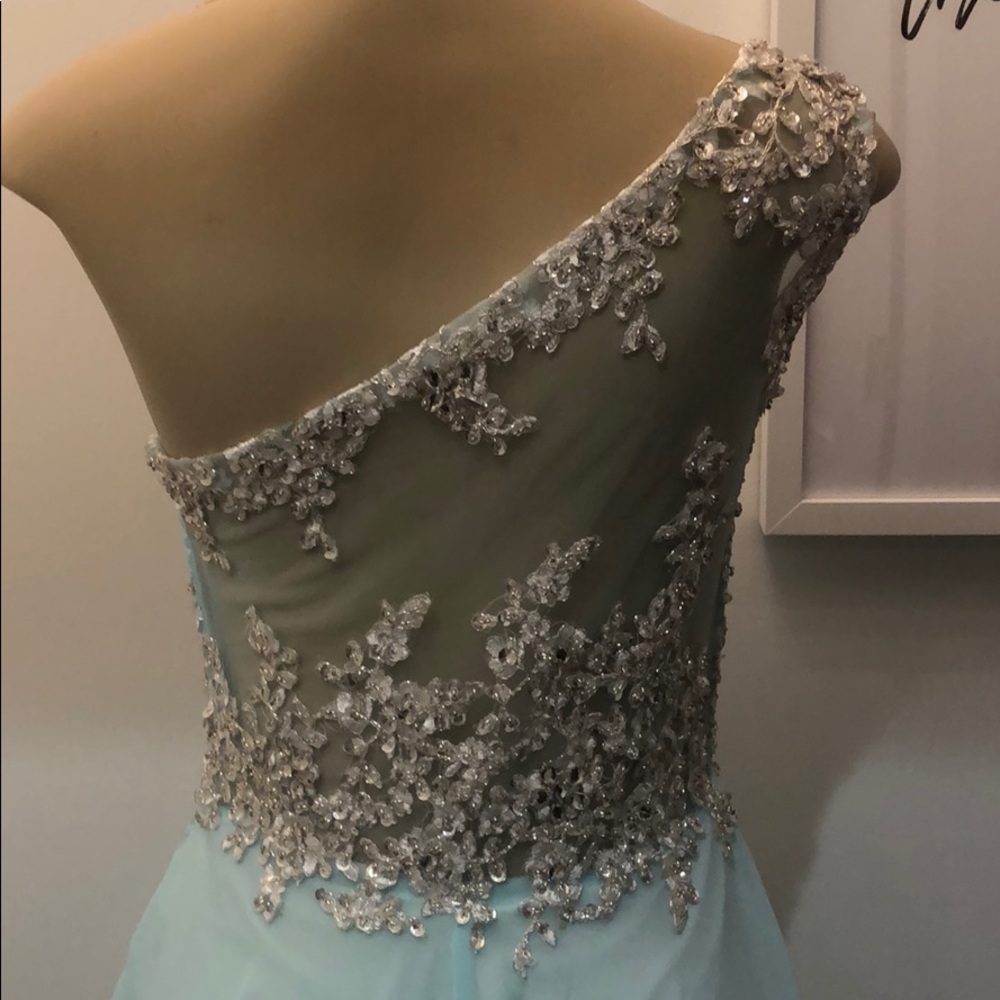 Custom Gown Worn Once For Appearance Euc - image 5